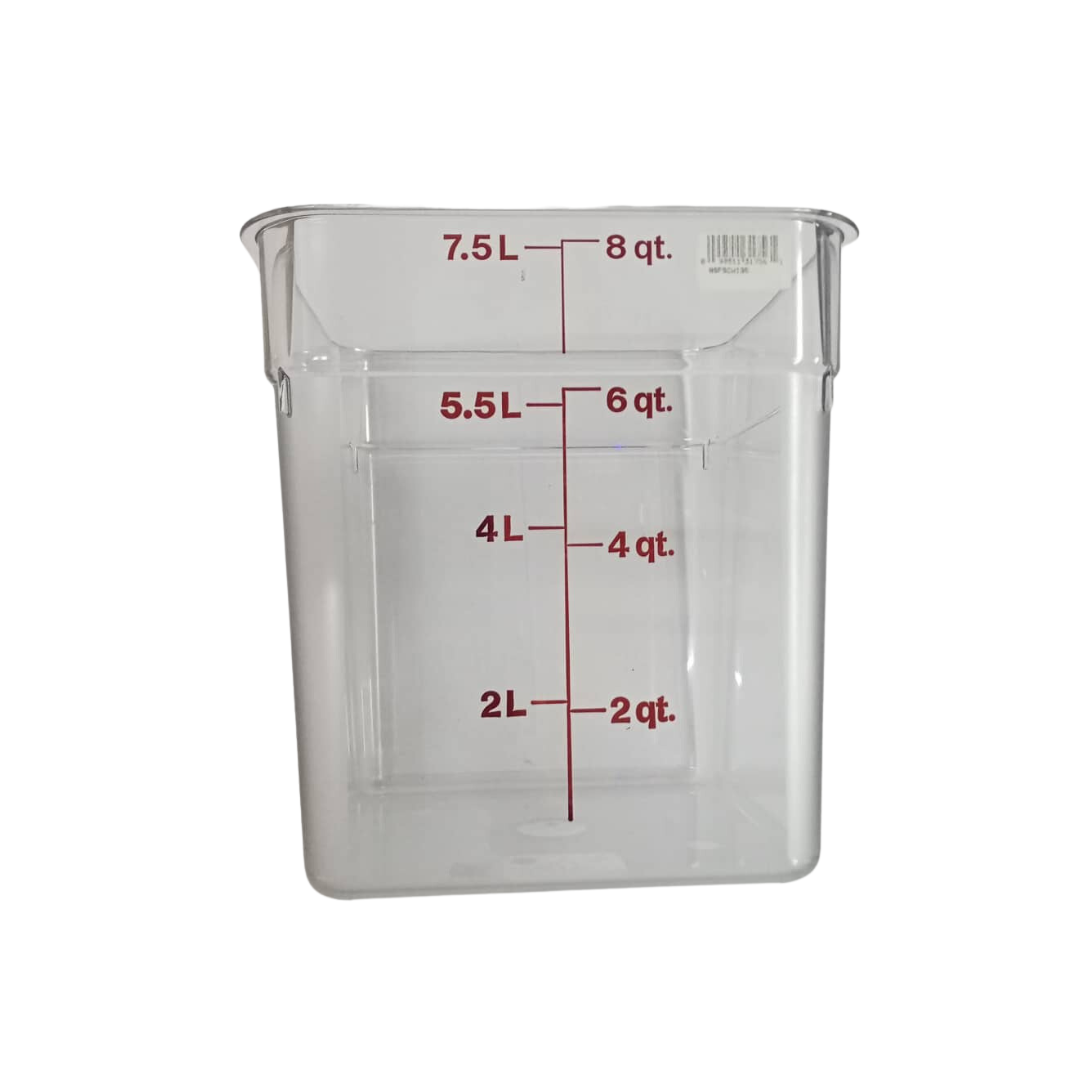 Camsquare 7.5L/8Q  Authentic Cambro 8SFSCW135 with Cover