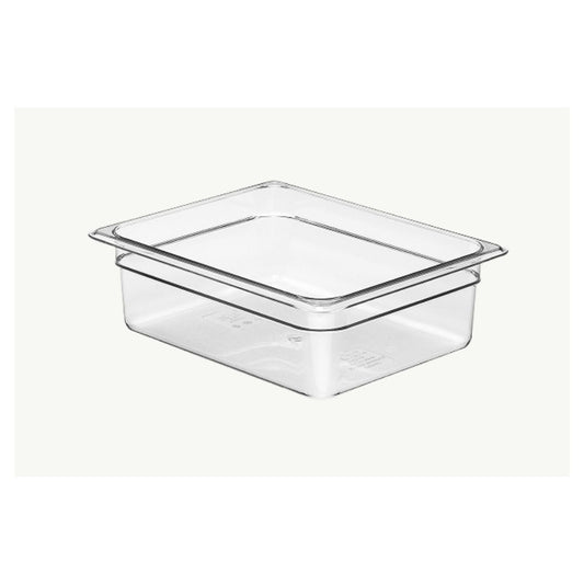 Food Pan Clear 1/2x4 inch for Holding Chilled Items 2pcs
