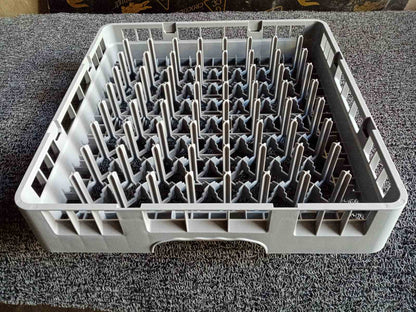 Dishwashing Machine Plate Rack 64 Pins Gray Side-Seal