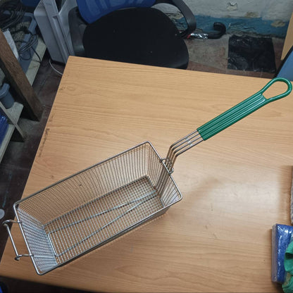 Fry Basket 33.5x16.5x15cm Split-Vat Type, Restaurant-Grade, 1pc