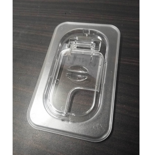 Food Pan Cover 1/9 Clear Flip Lid, 5pcs
