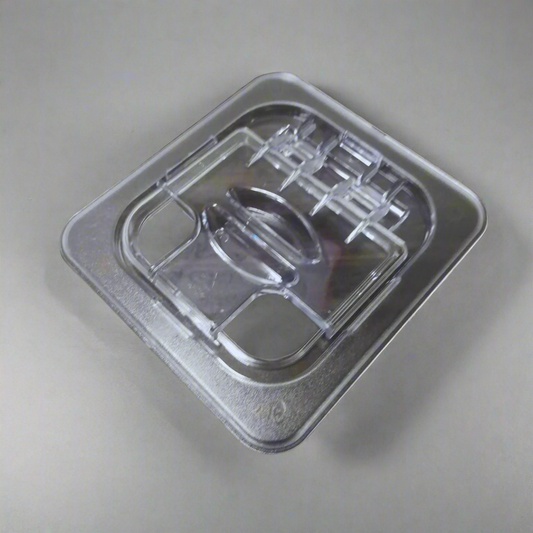 Food Pan Cover 1/6 Clear Flip Lid, 3pcs