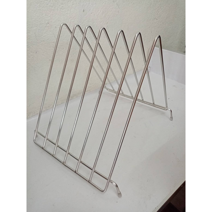 Chopping Board Rack Six Slot Organizer High Grade Stainless Steel