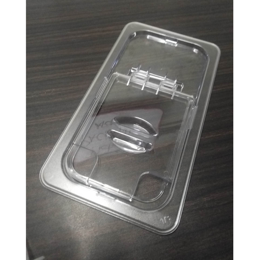 Food Pan Cover 1/3 Clear Flip Lid, 2pcs